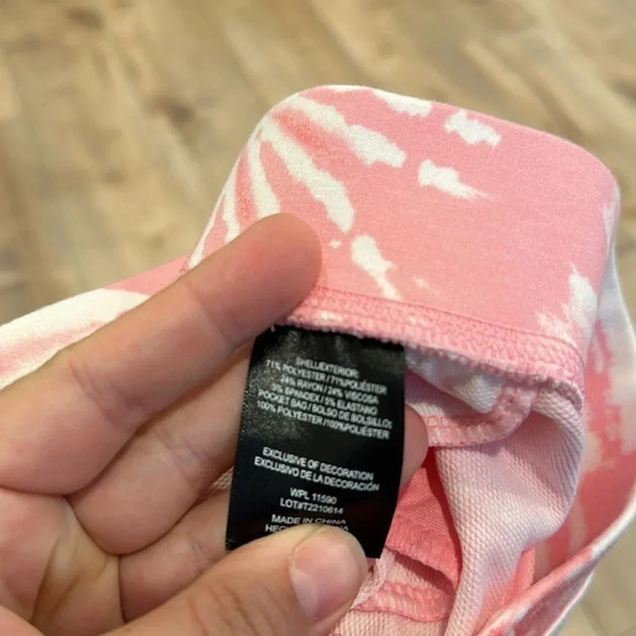 4/$25 NWT 32 Degrees Cool Tie Dye Pink Shorts Girls Sz S (7-8) - Picture 4 of 5